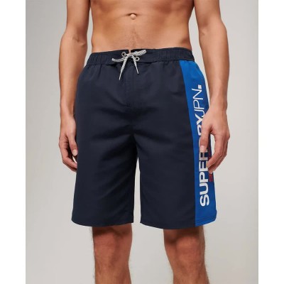 бански,гащета,мъжки,бански,костюми,superdry,sportswear,logo,19´´,swimming,shorts,richest,navy,(blue)