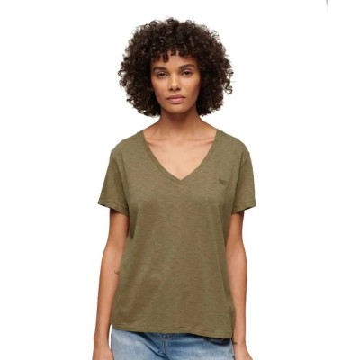 тениска,дамски,тениски,superdry,studios,slub,embroidered,short,sleeve,v,neck,t,shirt,tornado,green,(green)