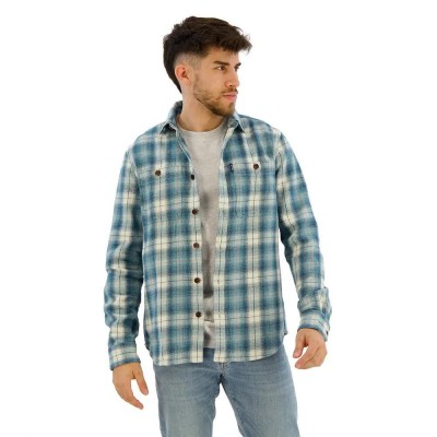 карирана,риза,мъжки,ризи,superdry,vintage,check,long,sleeve,shirt,blue
