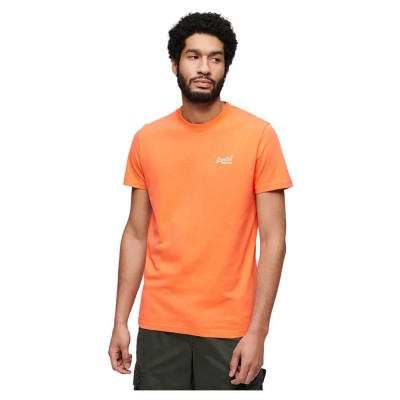 тениска,мъжки,тениски,superdry,vintage,logo,embroidered,short,sleeve,t,shirt,sunburst,coral,(orange)