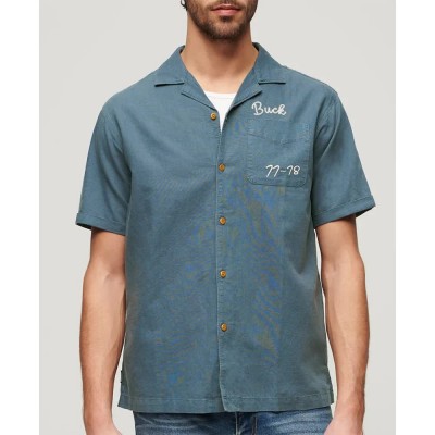 риза,с,къс,ръкав,мъжки,ризи,superdry,vintage,resot,short,sleeve,shirt,lauren,navy,(blue)