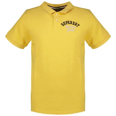 мъжки,блузи,с,яка,superdry,vintage,superstate,short,sleeve,polo,canary,yellow,marl,(yellow)