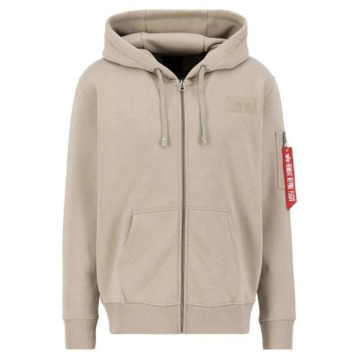 блуза,мъжки,пуловери,alpha,industries,back,print,full,zip,sweatshirt,beige,(vintage,sand)