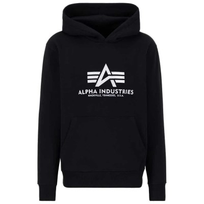 суичър,мъжки,пуловери,alpha,industries,basic,carbon,hoodie,black,silver,(black)