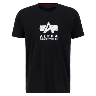 тениска,мъжки,тениски,alpha,industries,grunge,logo,t,short,sleeve,t,shirt,black