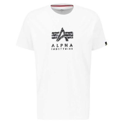 тениска,мъжки,тениски,alpha,industries,grunge,logo,t,short,sleeve,t,shirt,white,(white)