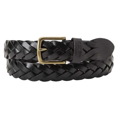 колан,колани,levi´s,®,leather,braid,belt,regular,black