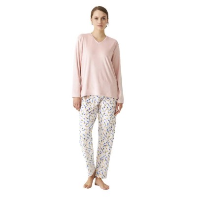 пижама,дамски,пижами,j&j,brothers,jjbdp0201,long,sleeve,pyjama,multicolor,(pink)