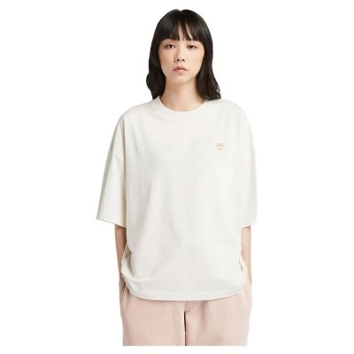 тениска,дамски,тениски,timberland,dunstan,oversize,short,sleeve,t,shirt,vintage,white,(beige)