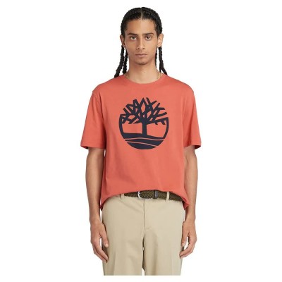 тениска,мъжки,тениски,timberland,kennebec,river,tree,logo,short,sleeve,t,shirt,orange,(burnt,sienna,app)
