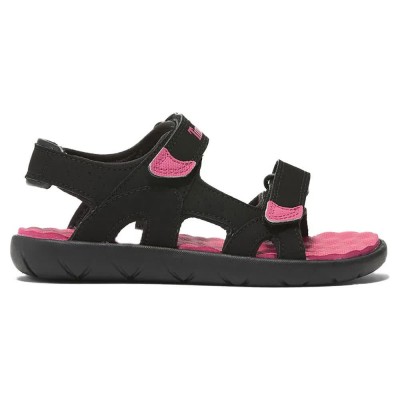 юношески,сандали,детски,сандали,и,чехли,timberland,perkins,row,2,strap,youth,sandals,black,w,bright,pink,(black,pink)