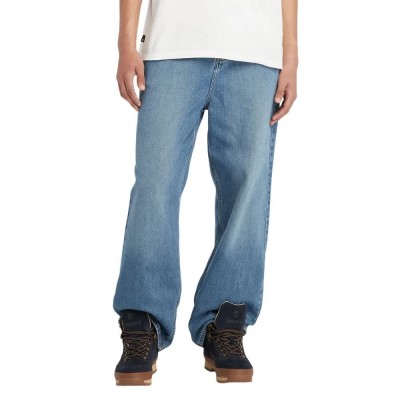 дънки,мъжки,панталони,timberland,refibra,relaxed,jeans,blue