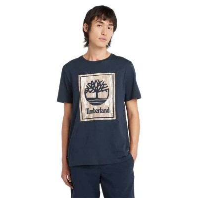 тениска,мъжки,тениски,timberland,stack,logo,camo,short,sleeve,t,shirt,blue,(dark,sapphire)