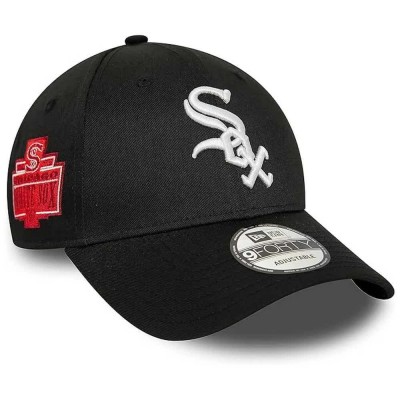 шапка,всички,шапки,new,era,patch,9forty,chicago,white,sox,cap,black,(black)