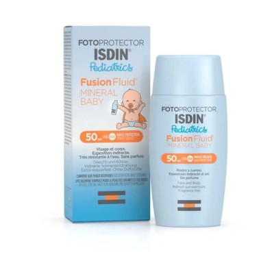 козметика,за,защита,от,слънце,isdin,pediatrics,fusion,fluid,mineral,spf50,50ml,sunscreen,clear