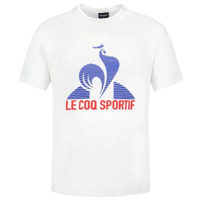 тениска,детски,тениски,le,coq,sportif,tennis,fanwear,24,n°1,short,sleeve,t,shirt,new,optical,white,rouge,elec,bleu,elec,(white)