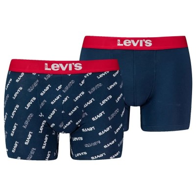 боксерки,мъжко,бельо,levi´s,®,logo,organic,co,boxers,2,units,multicolor,(blue,white,red)