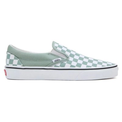 обувки,мъжки,маратонки,vans,classic,slip,on,shoes,green,(cthr,checkerboard,iceberg)