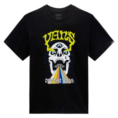 тениска,детски,тениски,vans,skull,short,sleeve,t,shirt,black,(black)