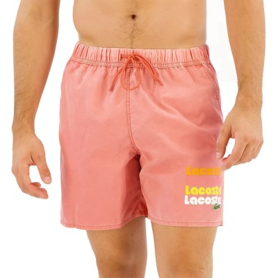 бански,гащета,мъжки,бански,костюми,lacoste,mh9826,swimming,shorts,sierra,(orange,pink)
