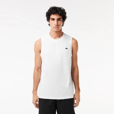 тениска,мъжки,тениски,lacoste,th2402,sleeveless,t,shirt,white