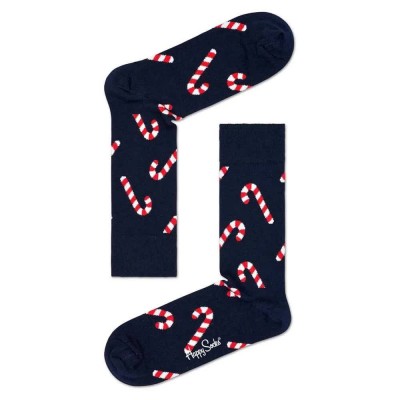 чорапи,мъжки,чорапи,happy,socks,candy,cane,sock,half,long,socks,multicolor,(navy)