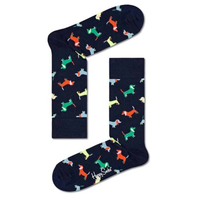 чорапи,мъжки,чорапи,happy,socks,puppy,love,sock,half,long,socks,multicolor,(navy)