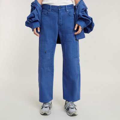 дънки,дамски,панталони,g,star,bowey,3d,boyfriend,patch,ankle,jeans,blue