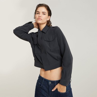 яке,дамски,якета,и,палта,g,star,officer,jacket,blue