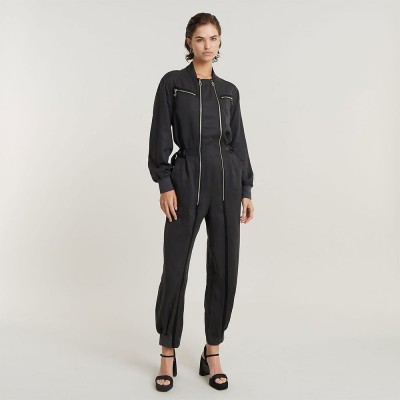 гащеризон,дамски,гащеризони,g,star,zip,wide,jumpsuit,blue