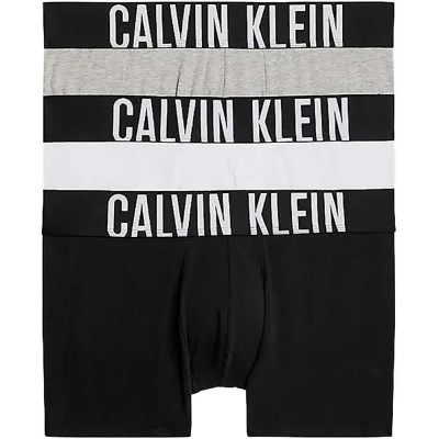 боксерки,мъжко,бельо,calvin,klein,000nb3608a,boxers,3,units,black,grey,heather,white,(multicolor)