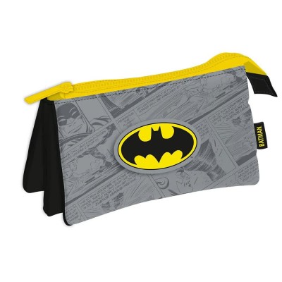 канцеларски,принадлежности,batman,triple,21x11x3.5,cm,pencil,case,grey,(multicolor)