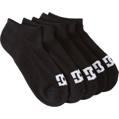 чорапи,мъжки,чорапи,dc,shoes,adyaa03188,half,long,socks,5,pairs,black,(black)