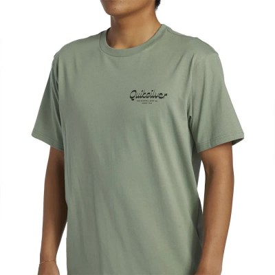 тениска,мъжки,тениски,quiksilver,island,mode,short,sleeve,t,shirt,green,(sea,spray)