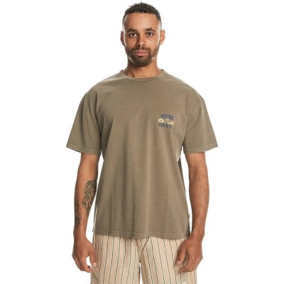 тениска,мъжки,тениски,quiksilver,lifes,quik,short,sleeve,t,shirt,timber,wolf,(brown)