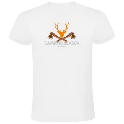 тениска,мъжки,тениски,kruskis,camping,season,short,sleeve,t,shirt,white