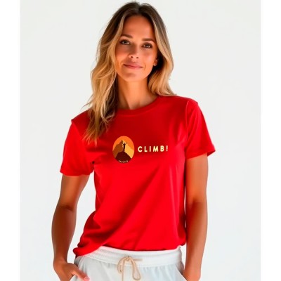 тениска,дамски,тениски,kruskis,climb!,short,sleeve,t,shirt,red,(red)