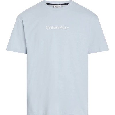 тениска,мъжки,тениски,calvin,klein,hero,logo,comfort,short,sleeve,t,shirt,kentucky,blue,(white)