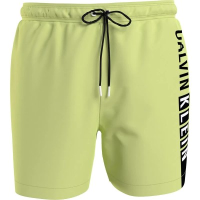 бански,гащета,мъжки,бански,костюми,calvin,klein,km0km00991,swimming,shorts,citrust,burst,(yellow)