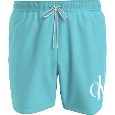 бански,гащета,мъжки,бански,костюми,calvin,klein,km0km01003,swimming,shorts,soft,turquoise,(blue)