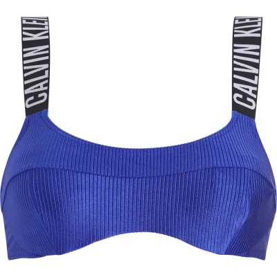 дамски,бански,костюми,calvin,klein,kw0kw02389,bralette,bikini,top,blue