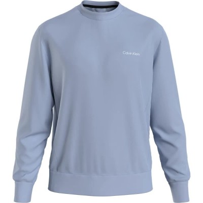 блуза,мъжки,пуловери,calvin,klein,micro,logo,repreve,sweatshirt,blue