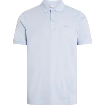 мъжки,блузи,с,яка,calvin,klein,smooth,cotton,slim,short,sleeve,polo,kentucky,blue,(white)