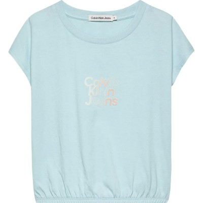тениска,детски,тениски,calvin,klein,jeans,gradient,flock,bxy,short,sleeve,t,shirt,blue,(blue,tint)
