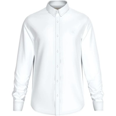 риза,с,дълъг,ръкав,мъжки,ризи,calvin,klein,jeans,j30j324614,long,sleeve,shirt,white