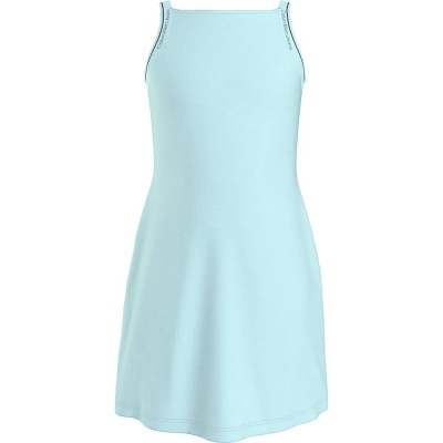 дънки,детски,поли,и,рокли,calvin,klein,jeans,logo,tape,strap,punto,sleeveless,short,dress,blue