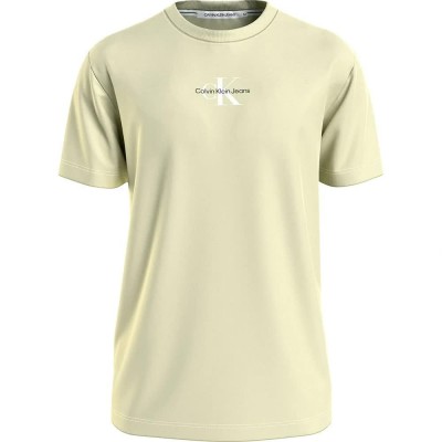 тениска,мъжки,тениски,calvin,klein,jeans,monologo,regular,short,sleeve,t,shirt,beige