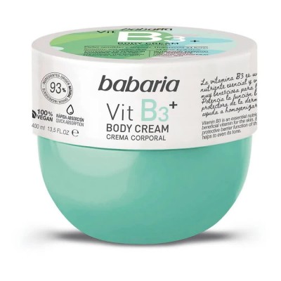 хигиена,тяло,babaria,vit,b3+,body,cream,400ml,green,(0)