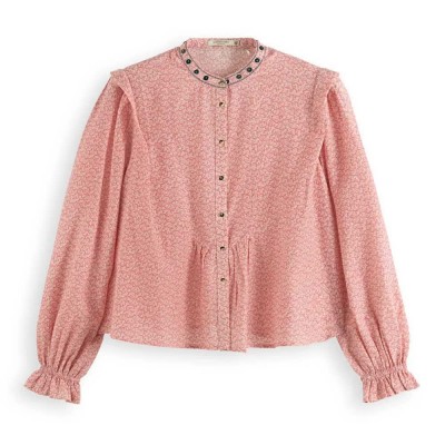 риза,с,дълъг,ръкав,дамски,ризи,scotch,&,soda,177181,long,sleeve,shirt,pink,(coral)
