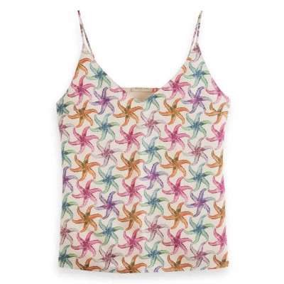 тениска,дамски,тениски,scotch,&,soda,177192,sleeveless,t,shirt,multicolor,(starfish)